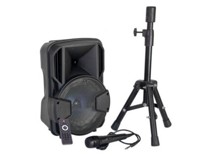 US Blaster MOBILE8 SET Портативная колонка на аккумуляторе со стойкой