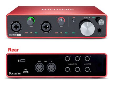 Focusrite Scarlett 4i4 3rd Gen - USB аудио интерфейс