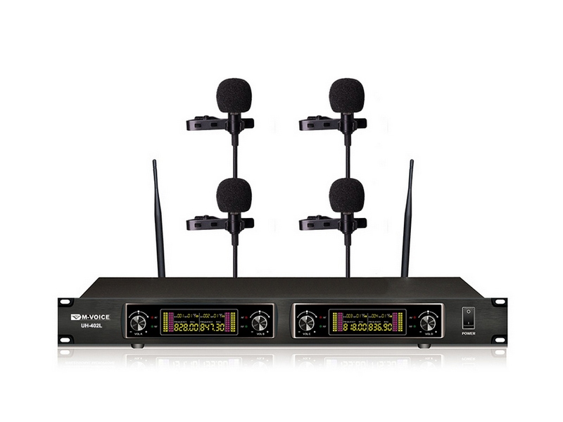 28305_UH402L M-Voice UH402L - Беспроводная 4-канальная петличная радио система — изображение 1