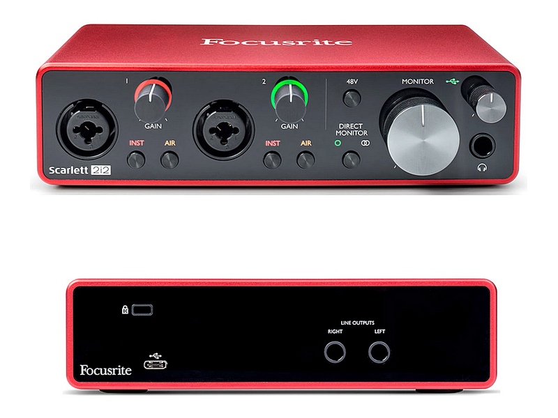 30181_Scarlett-2i2-3rd-Gen Focusrite Scarlett 2i2 3rd Gen - USB аудио интерфейс — изображение 1