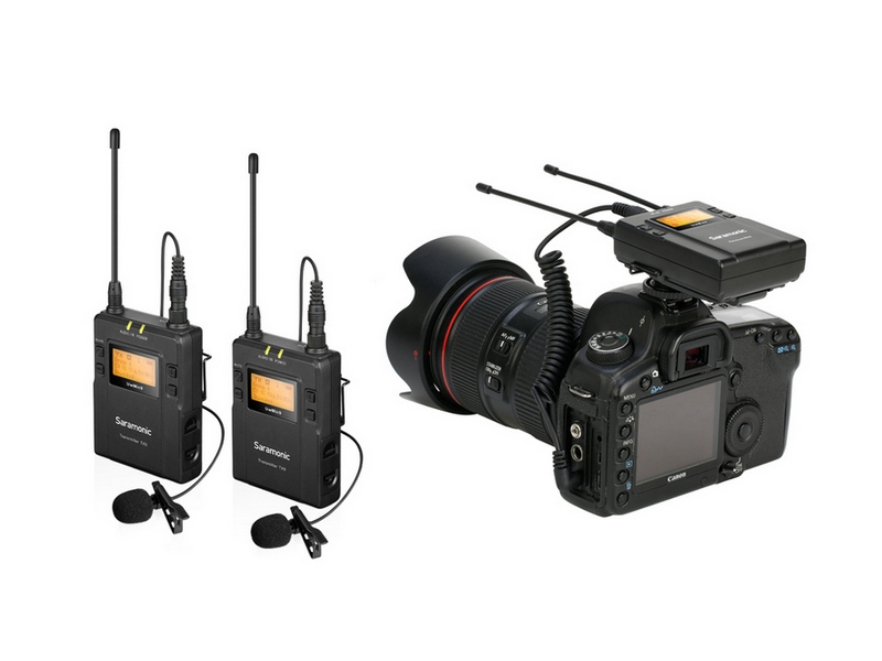 41525_UwMic9_Kit2 Saramonic UwMic9 Kit2 - Беспроводная двойная петличка для камеры — изображение 1