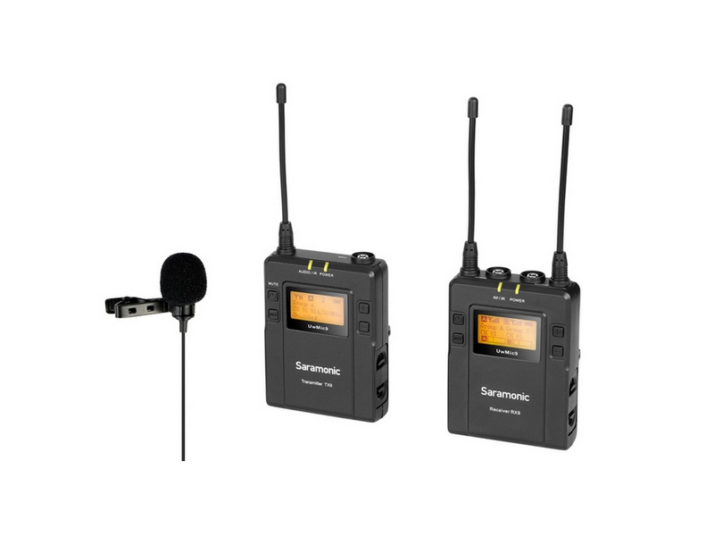 41969_UwMic9_Kit_1 Saramonic UwMic9 Kit1 - Беспроводная петличка для камеры - imagine 1