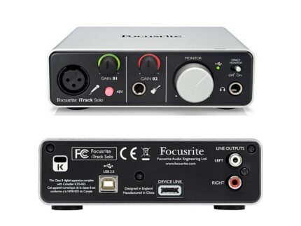 Focusrite ITrack Solo - USB аудио интерфейс