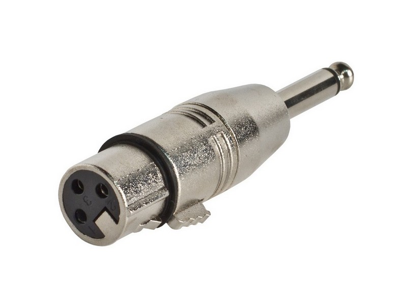 61098_AC-A-XF3-J6M AccuCable AC-A-XF3/J6M - Переходник моно XLR -> 6,3 - imagine 1