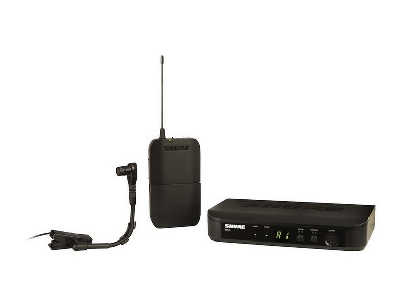 62661_MI- Shure BLX14E/B98 - Беспроводной микрофон для саксафона, трубы, духовых - imagine 1