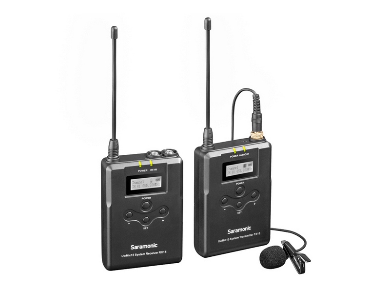 62783_UwMic15_UHF Saramonic UwMic15 - Беспроводная петличка для камеры — изображение 1