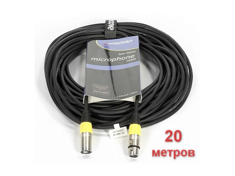 79661_AC-XMXF-20 AccuCable AC-XMXF/20 - Микрофонный кабель 20м - imagine 1