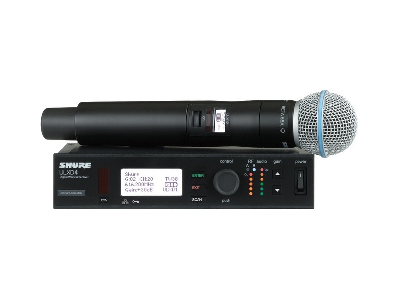 9044_ULXD Shure ULXD24E/B58-H51 - Беспроводной вокальный микрофон — изображение 1