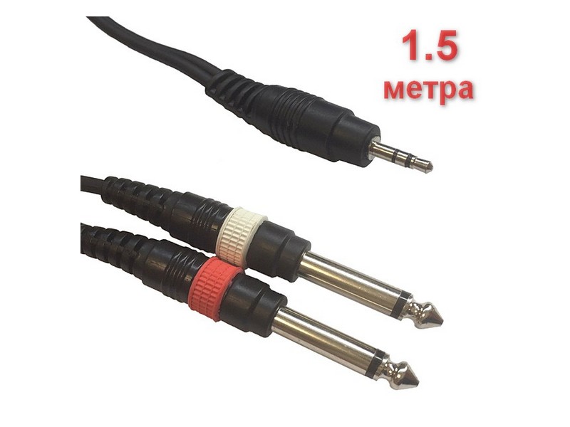 94887_AC-J3S-2J6M--1.5 AccuCable AC-J3S-2J6M/1,5 - Кабель для компьютера и смартфона - imagine 1