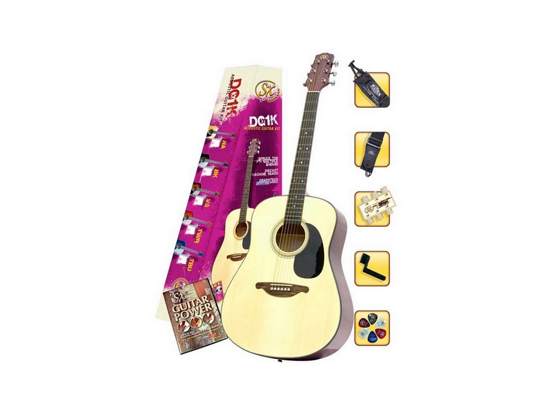 SX DG1K NA SX DG1K/NA гитара акустическая в комплекте - imagine 1