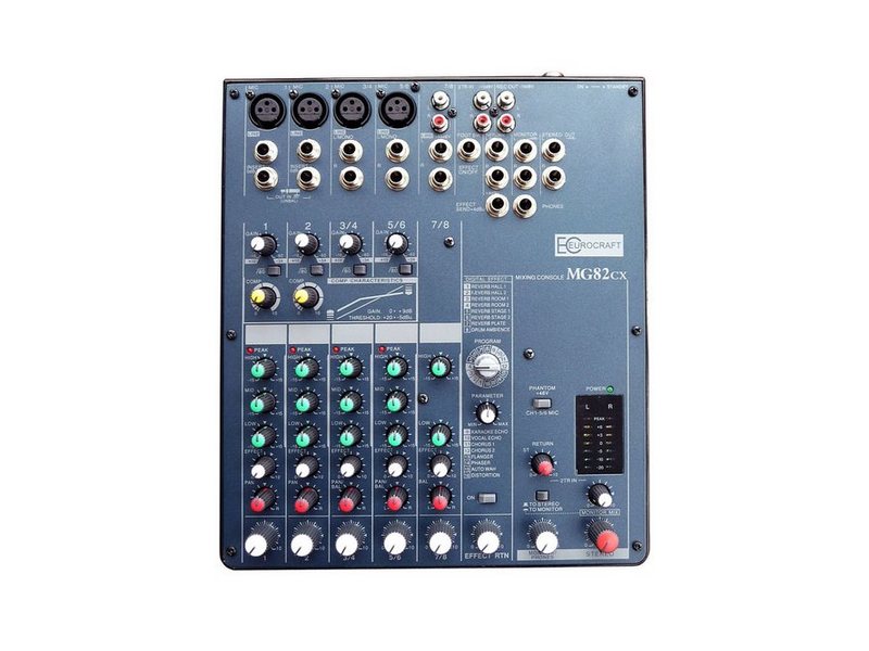 76205_MG82CX Eurocraft MG82CX - Микшерный пульт — изображение 1