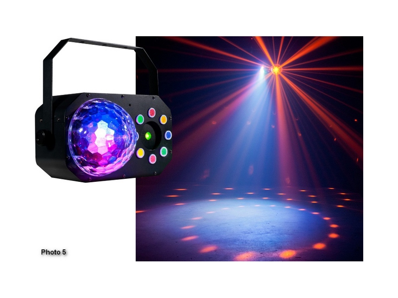 99721_Photo-5_STINGER_STAR_XL X-Lite STINGER STAR XL - Светомузыка для дискотеки и дома 4 в 1 — изображение 1