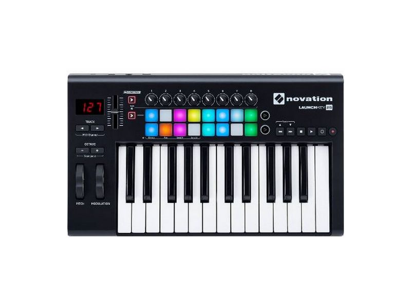 CREATOR: gd-jpeg v1.0 (using IJG JPEG v62), quality = 80 Novation Launchkey 25 MK2 - Миди клавиатура — изображение 1