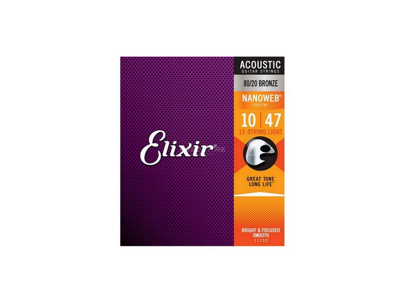35092_elixir-11152 Elixir Nanoweb 11152 - Струны для 12 струнной гитары - imagine 1