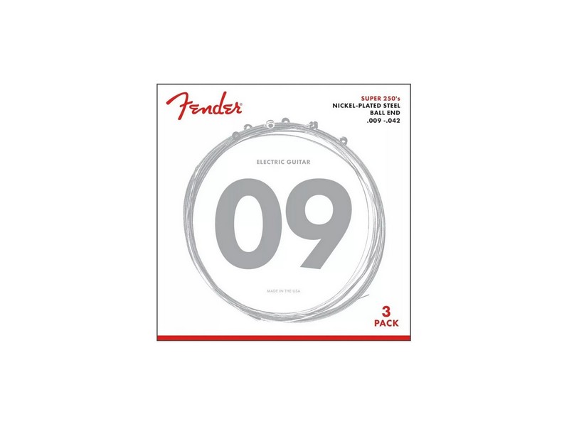 48384_fender_250l_3_pack Fender F250L 3 PACK - Струны для электро гитары - imagine 1