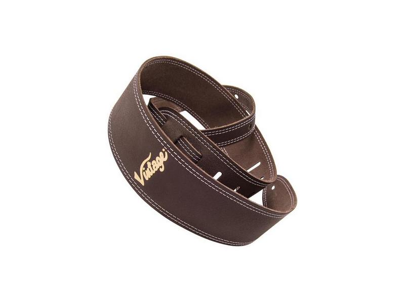 50273_VLS01 Vintage VLS01/BK/BR - Ремень для гитары - imagine 1