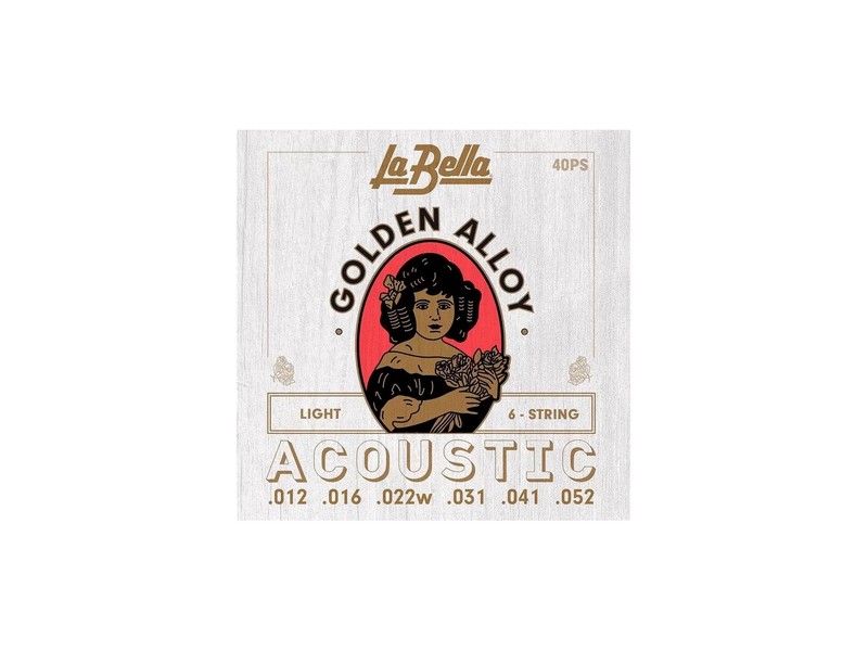 60590_LA_bella_40ps La Bella 40PS - Струны для акустической гитары — изображение 1