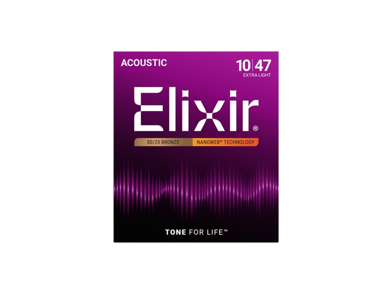 ELIXIR 10 BRONZE Elixir Nanoweb 11002 - Струны для акустической гитары - imagine 1