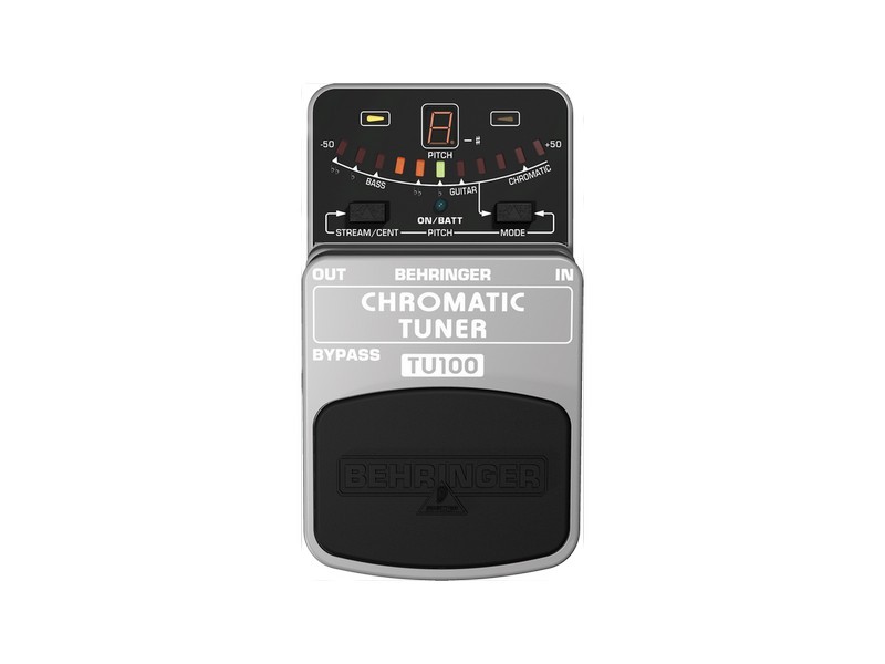 behr TU100 Behringer TU100 Chromatic Tuner педаль эффектов - imagine 1