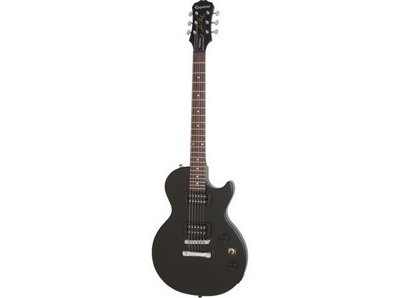 LES PAUL BK Epiphone Les Paul Special Satin E1, Vintage Ebony электрогитара — изображение 1