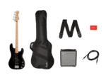 Fender Squier Affinity Precision Bass PJ PACK MN BLK бас гитара в комплекте