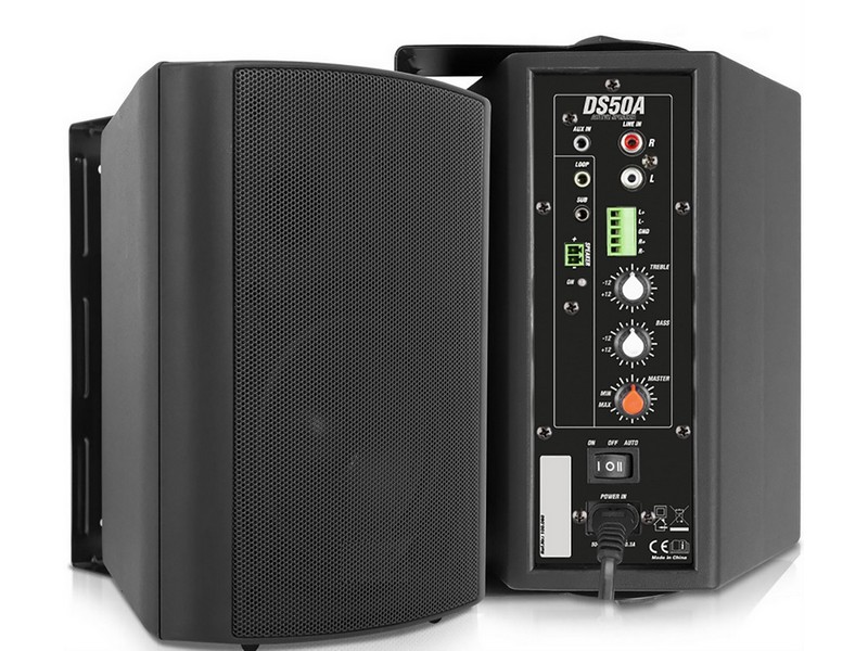 DS50AB- PowerDynamics DS50AB Активные колонки с Bluetooth — изображение 1