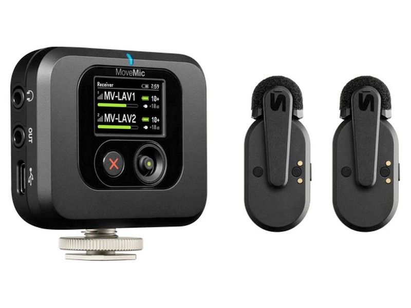 MoveMic2---- Shure MoveMic Two Receiver Kit Радиосистема с двумя петличками для камеры и телефона — изображение 1