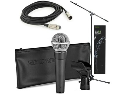 Shure SM58-KM-SOM комплект микрофон, стойка, кабель