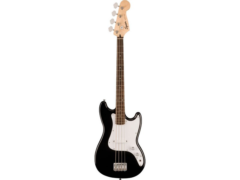 SQUIER Sonic Bronco Bass, Laurel Fing, White Pickg, Black 2 Fender Squier Sonic Bronco Bass, Black бас гитара 4-струнная - imagine 1