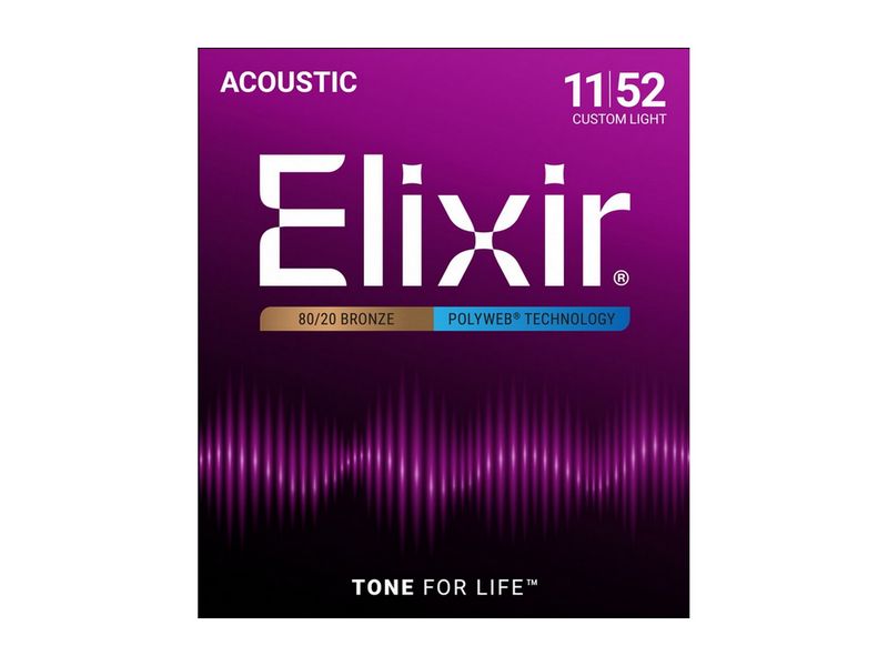 el-11025 Elixir Polyweb 11025 — Струны для акустической гитары — изображение 1