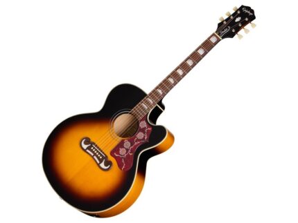 Epiphone J-200 Studio EC, Vintage Sunburst гитара электроакустическая