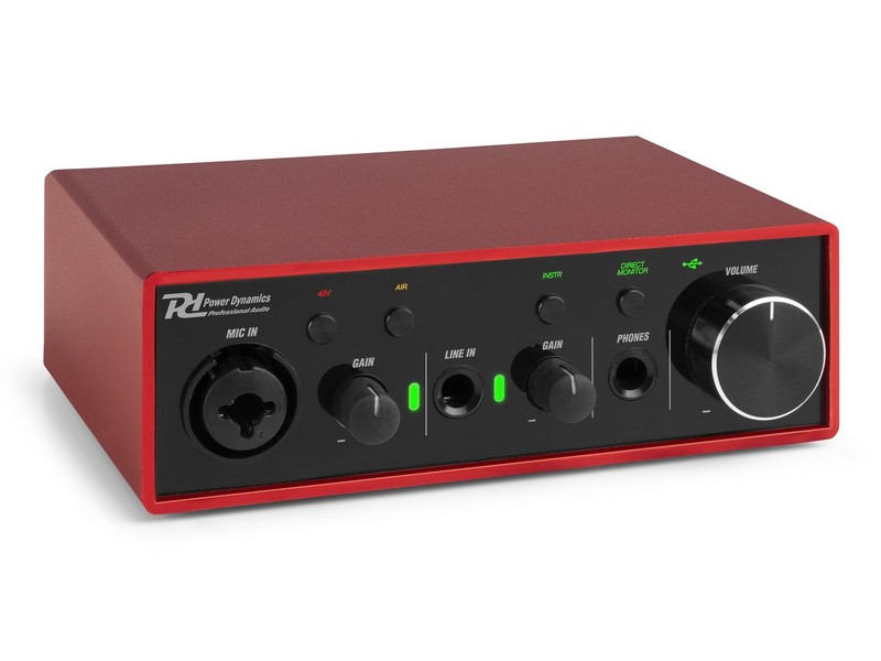 PDX11 PowerDynamics PDX11 USB Аудиоинтерфейс 24bit/192kHz — изображение 1
